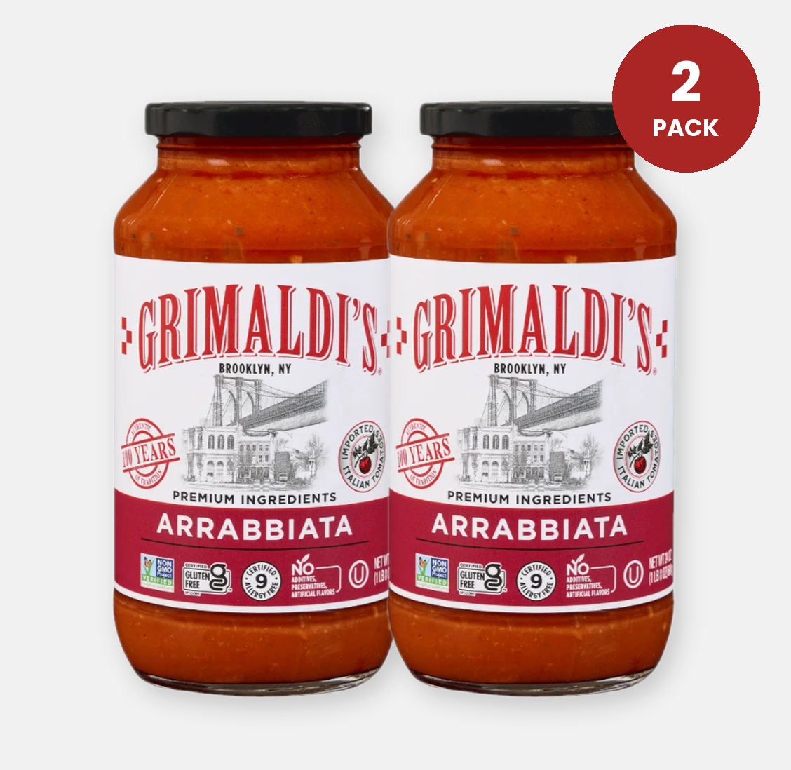 Arrabbiata Pasta Sauce 2-24oz Jars
